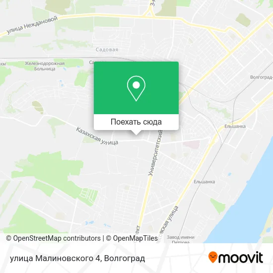 Карта улица Малиновского 4