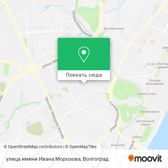 Карта улица имени Ивана Морозова