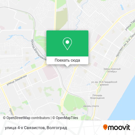 Карта улица 4-х Связистов