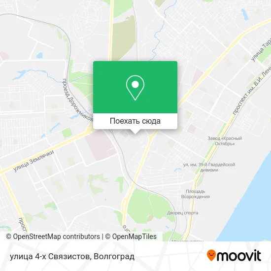 Карта улица 4-х Связистов