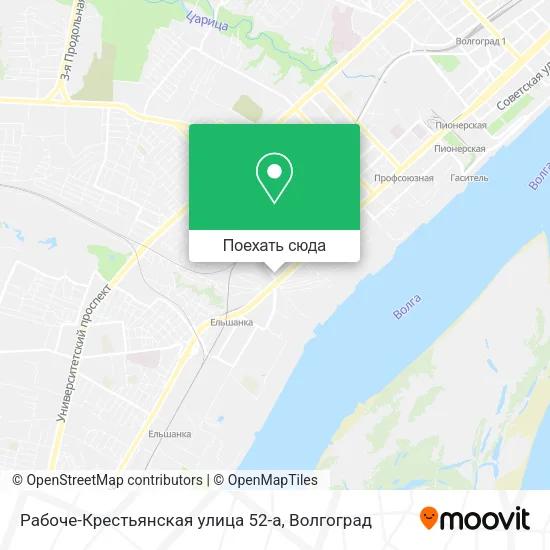 Карта Рабоче-Крестьянская улица 52-а