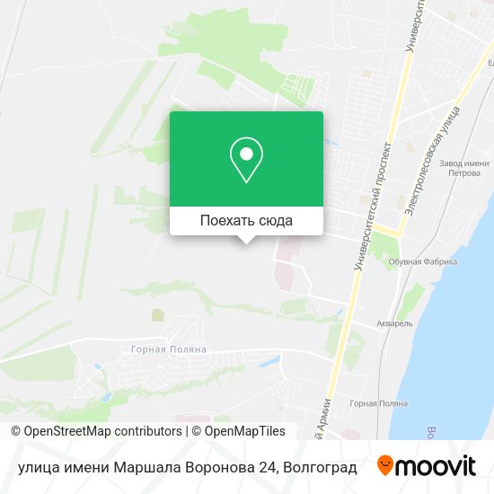 Карта улица имени Маршала Воронова 24
