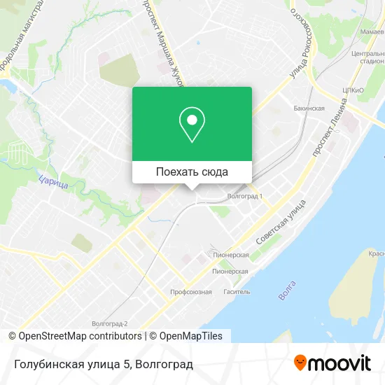 Карта Голубинская улица 5