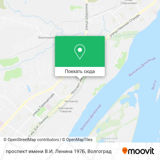 Карта проспект имени В.И. Ленина 197Б