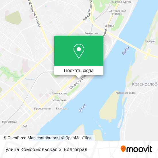 Карта улица Комсомольская 3