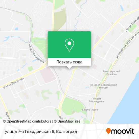 Карта улица 7-я Гвардейская 8