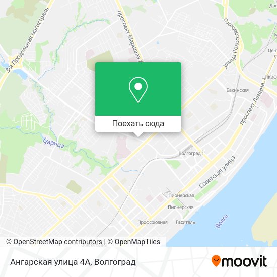 Карта Ангарская улица 4А