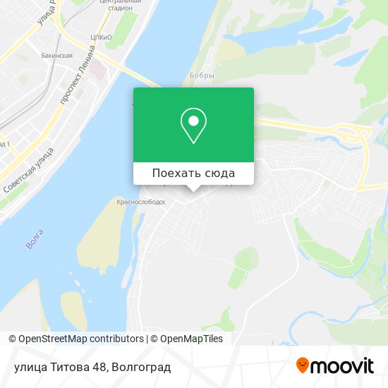 Карта улица Титова 48