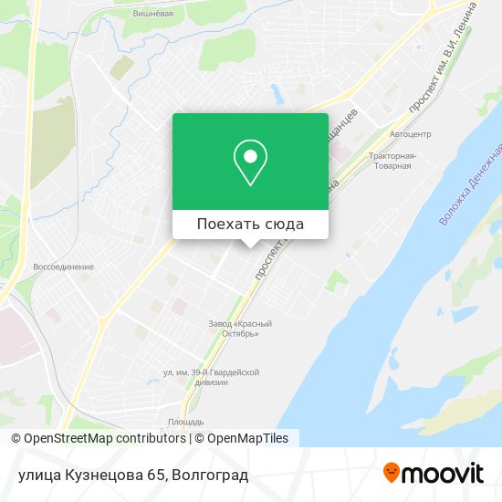 Карта улица Кузнецова 65