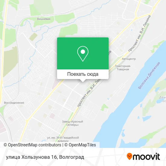 Карта улица Хользунова 16