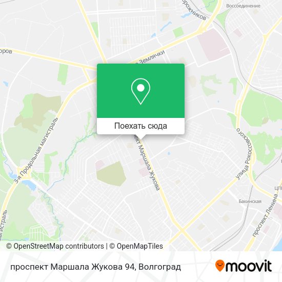 Карта проспект Маршала Жукова 94