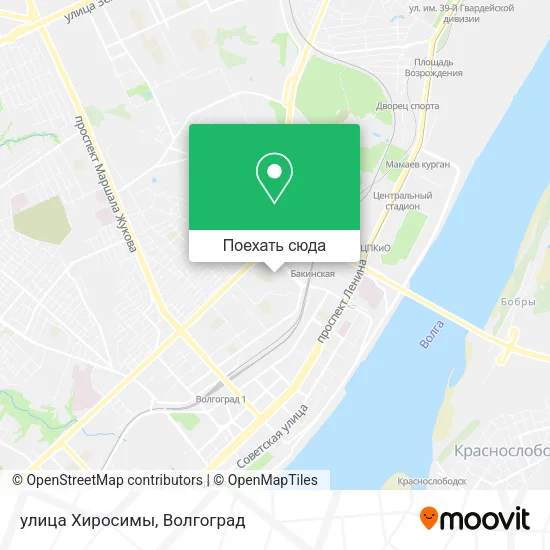 Карта улица Хиросимы