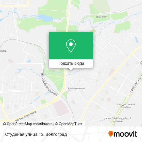 Карта Студеная улица 12