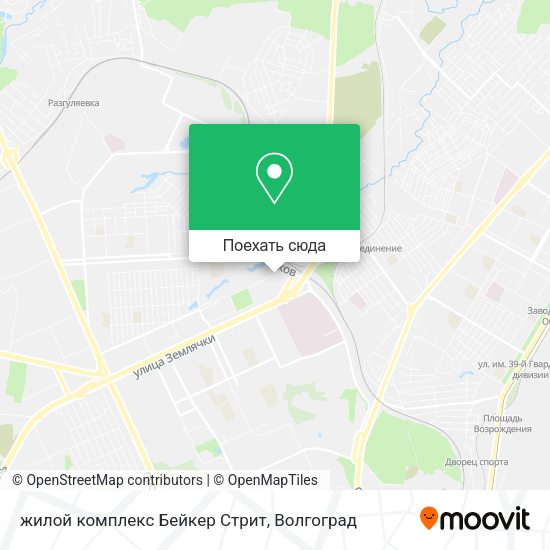 Карта жилой комплекс Бейкер Стрит