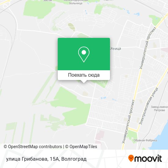 Карта улица Грибанова, 15А
