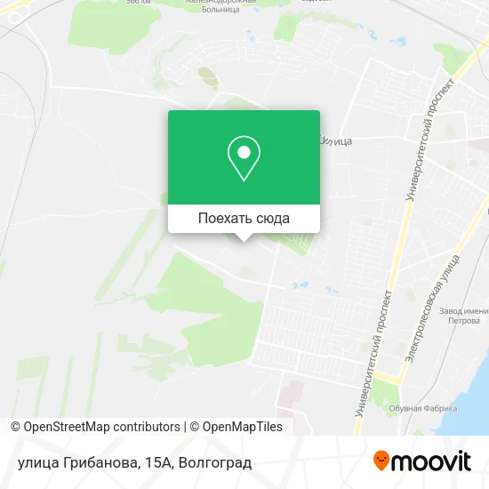 Карта улица Грибанова, 15А