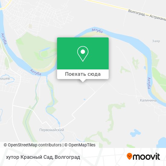 Карта хутор Красный Сад