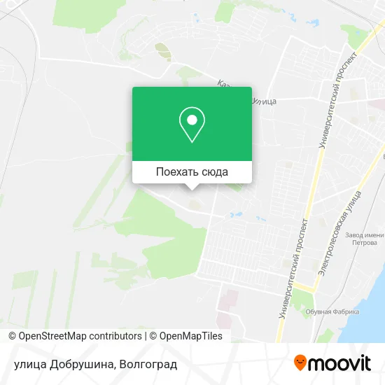 Карта улица Добрушина