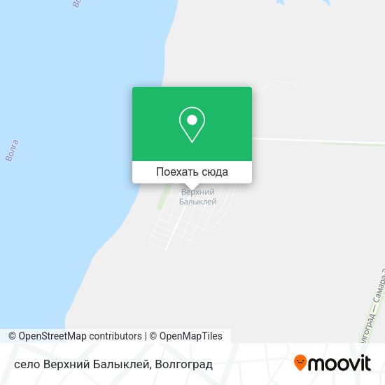 Карта село Верхний Балыклей