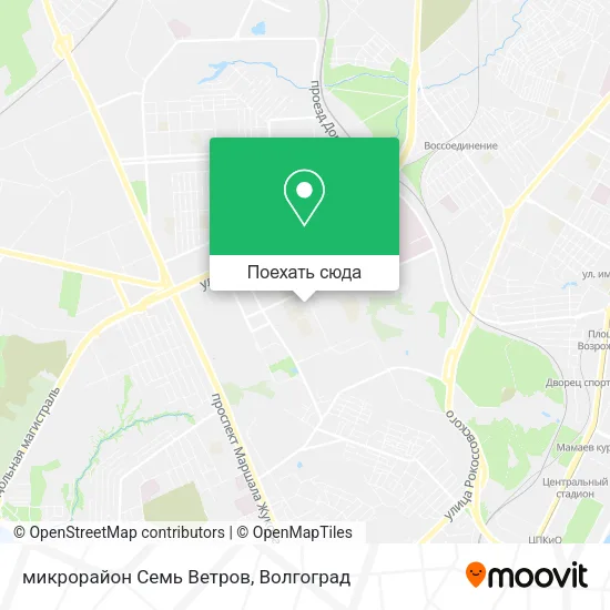 Карта микрорайон Семь Ветров