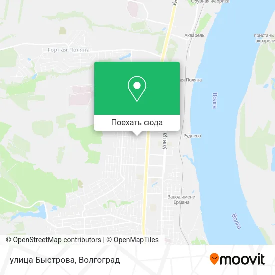 Карта улица Быстрова