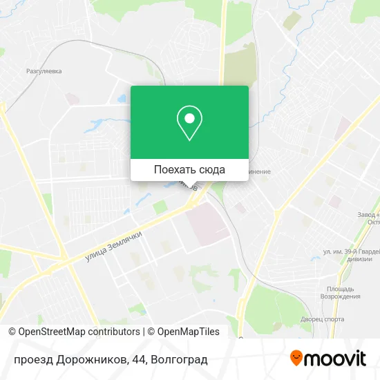 Карта проезд Дорожников, 44