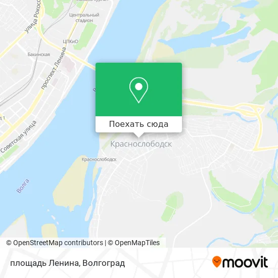 Карта площадь Ленина