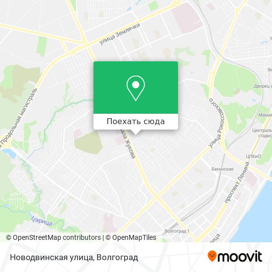 Карта Новодвинская улица