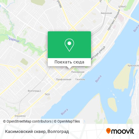 Карта Касимовский сквер
