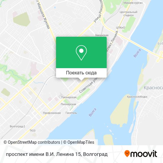 Карта проспект имени В.И. Ленина 15
