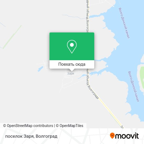 Карта поселок Заря