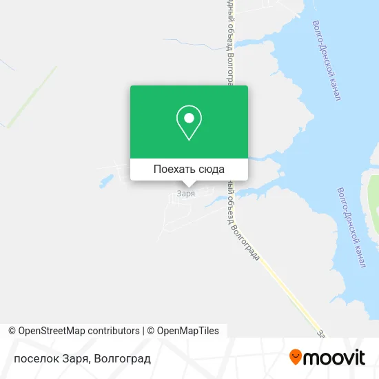 Карта поселок Заря
