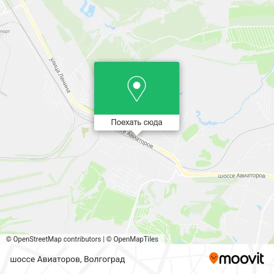 Карта шоссе Авиаторов