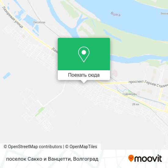 Карта поселок Сакко и Ванцетти