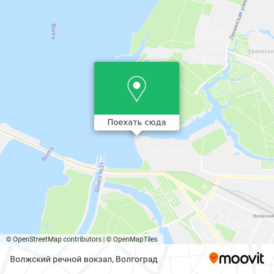 Карта Волжский речной вокзал