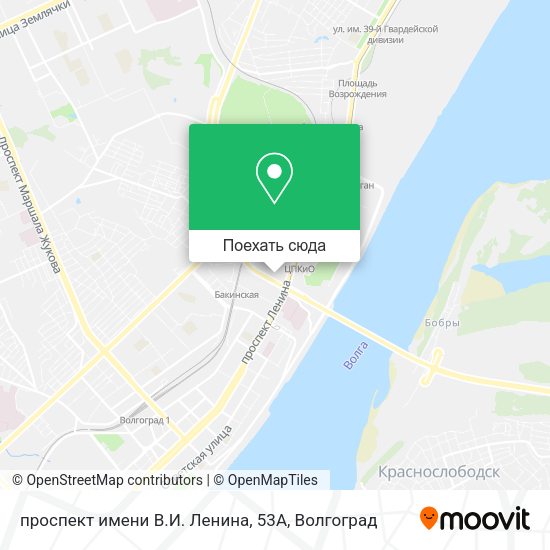 Карта проспект имени В.И. Ленина, 53А