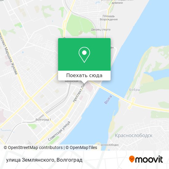 Карта улица Землянского
