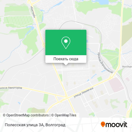 Карта Полесская улица 3А