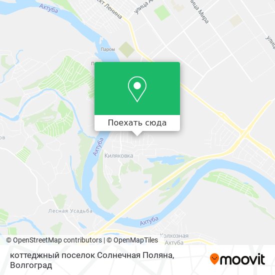 Карта коттеджный поселок Солнечная Поляна