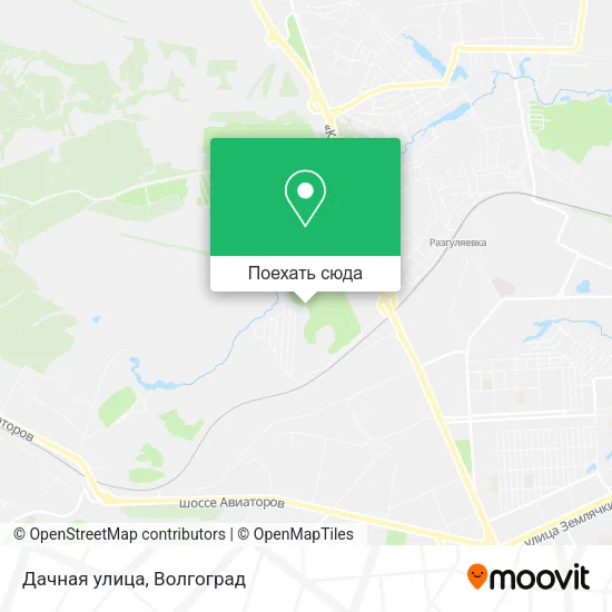 Карта Дачная улица