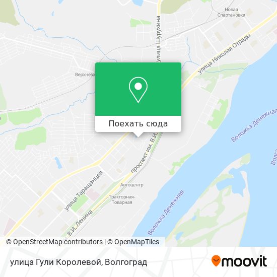 Карта улица Гули Королевой