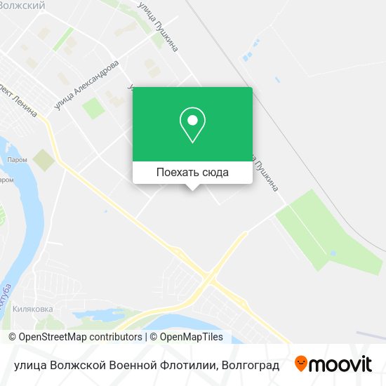 Карта улица Волжской Военной Флотилии