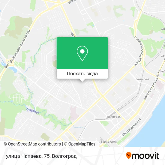 Карта улица Чапаева, 75