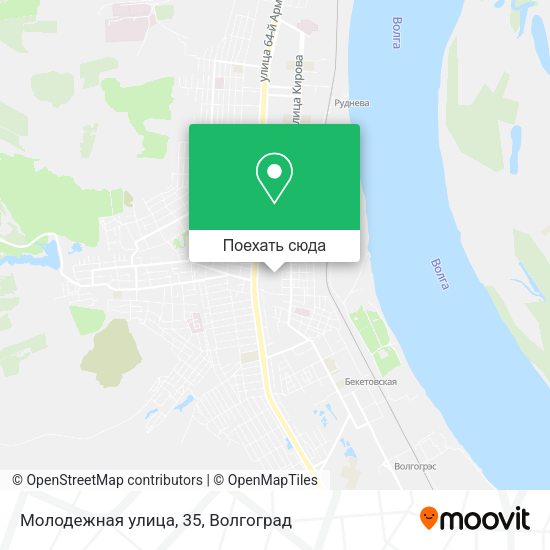 Карта Молодежная улица, 35