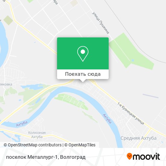 Карта поселок Металлург-1