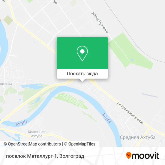 Карта поселок Металлург-1
