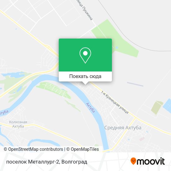 Карта поселок Металлург-2