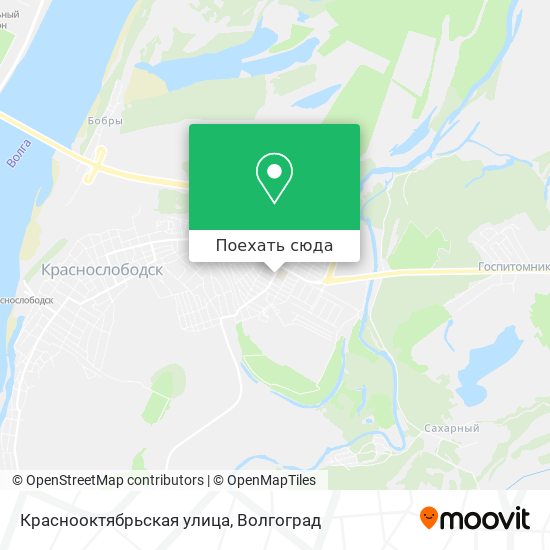 Карта Краснооктябрьская улица