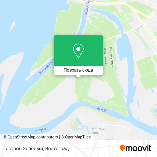 Карта остров Зеленый