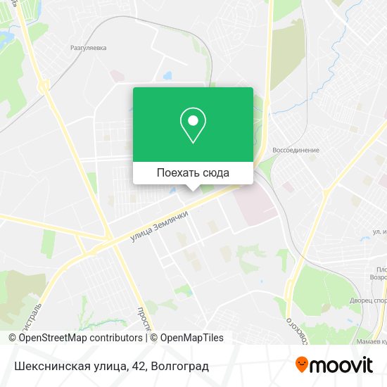 Карта Шекснинская улица, 42